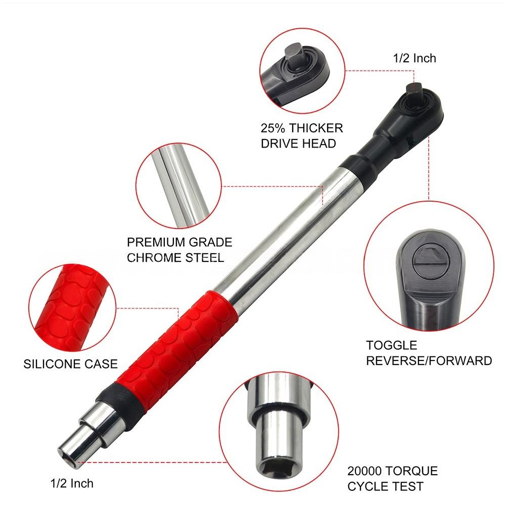High torque 2in1 automatic hand wrench extender tool with narrow neck design and quick change system for fast socket switching