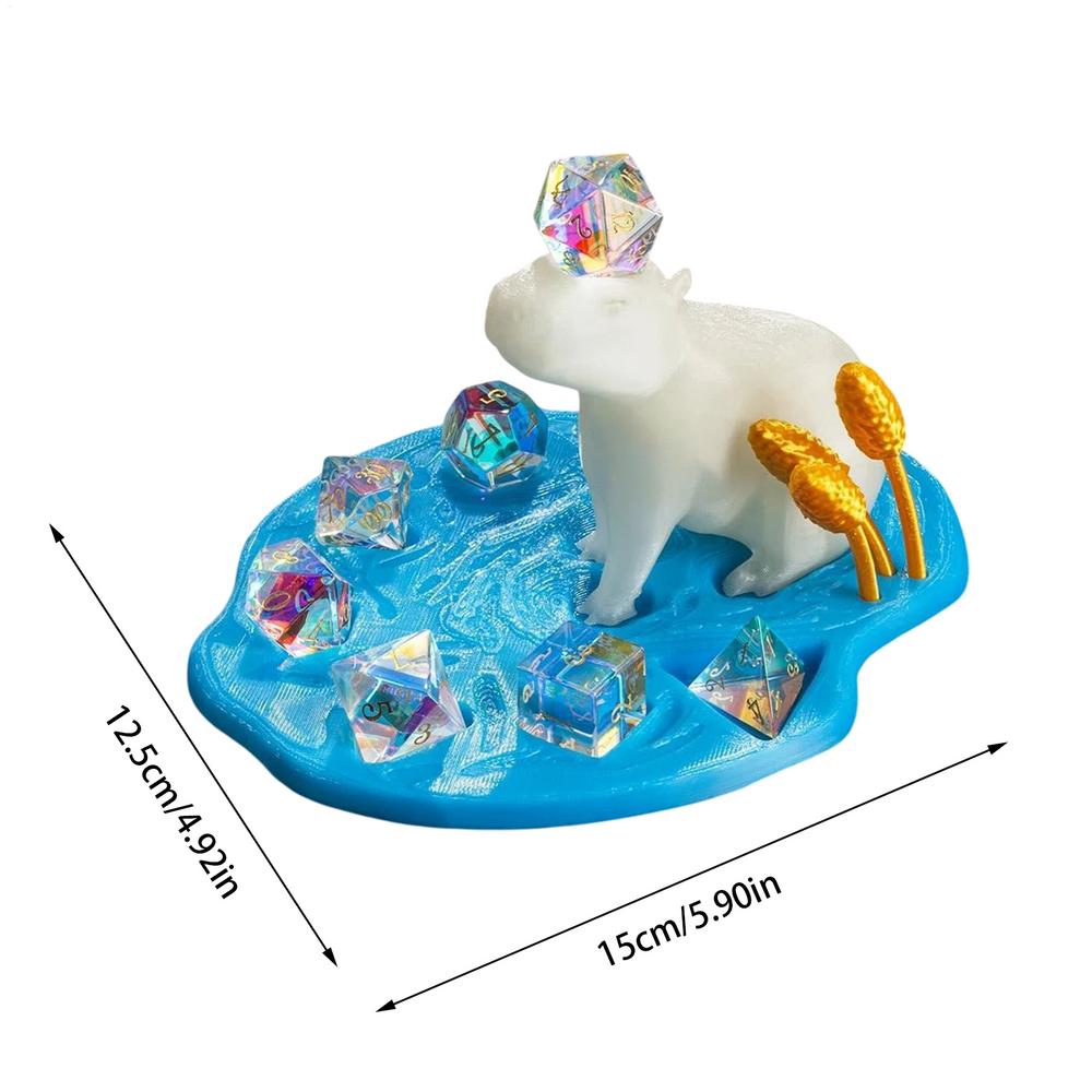 Dice Holder Tray Funny Dice Stand 3D Printed Funny Dice Tray Animal Dice Storage Accessories Decorative Desk Organizer For Game