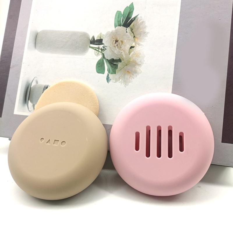 Portable Silicone Cosmetic Puff Holder Organize and Protect Your Makeup Sponges