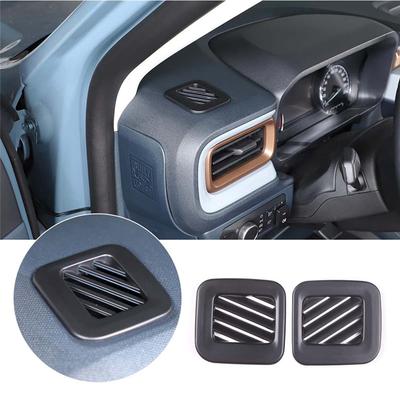 Car Center Console Dashboard Side Air Outlet Frame Cover Trim for Ford Maverick Accessories ,Matte Black