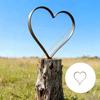 Metal Heart Stake for Outside Decorative Garden Stake Decoration Plant Stake Metal Art Outside Yard Art Outdoor 55KF