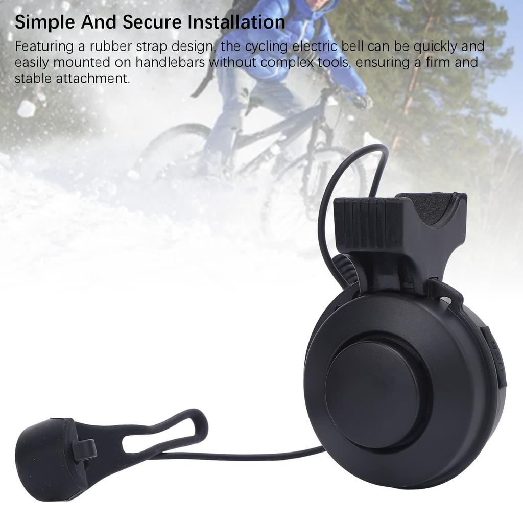 Electric Cycle Horn 100db To 120db Loud Adjustable Rechargeable Cycling Electric Bell for Scooter Riding