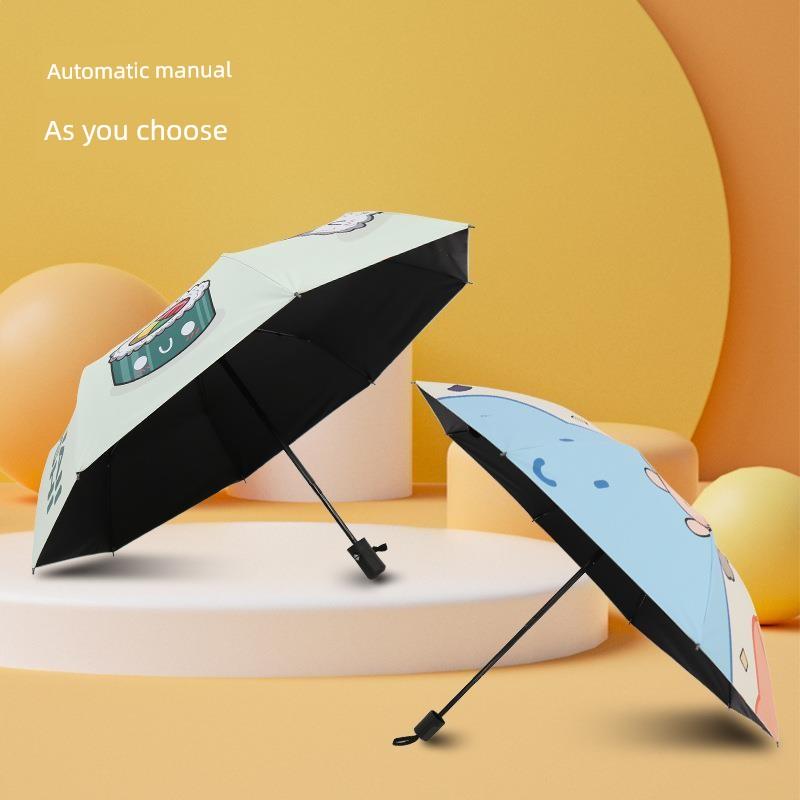 Automatic Children's Umbrella for Boys and Girls, Elementary School Students, Kindergarten Kids, Babies, Ultra-Light and Cute Cartoon Princess
