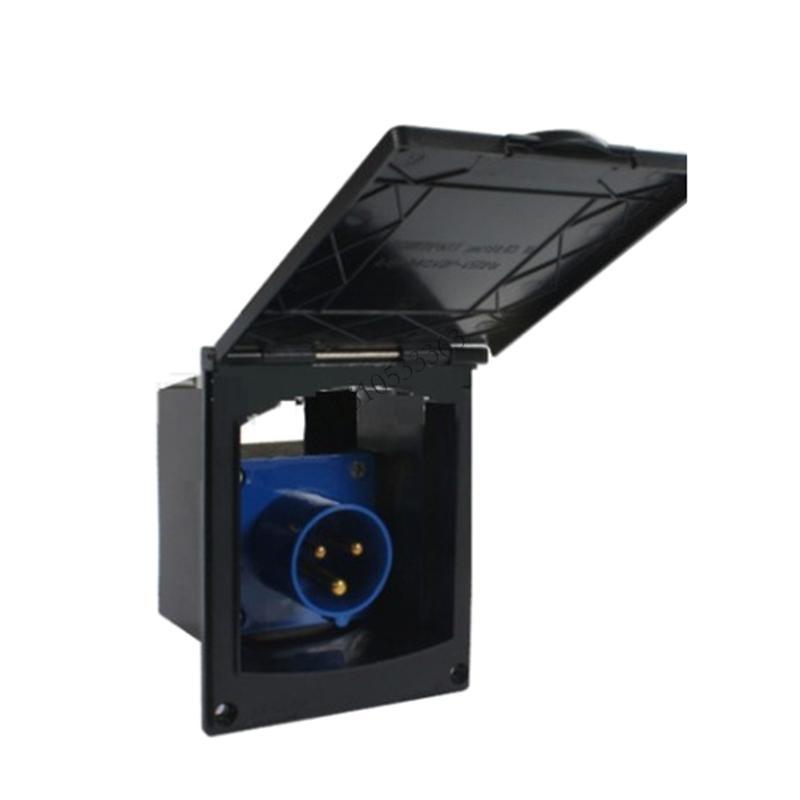 

090E 220V-240V 16A 23A Marine Boats Shore RVs Campers Power Cord Twists Lock Inlet чорний