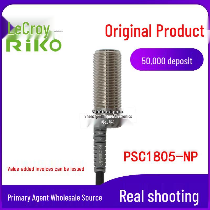 Тайвань RIKO PSC1805-NP M18 Датчик приближения, DC 3-проводной, Нормально разомкнутый, 24В PSC1805-NP