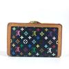 Louis Vuitton M92988 MonogramMulticolore Porte Monet Viennois Compact Wallet