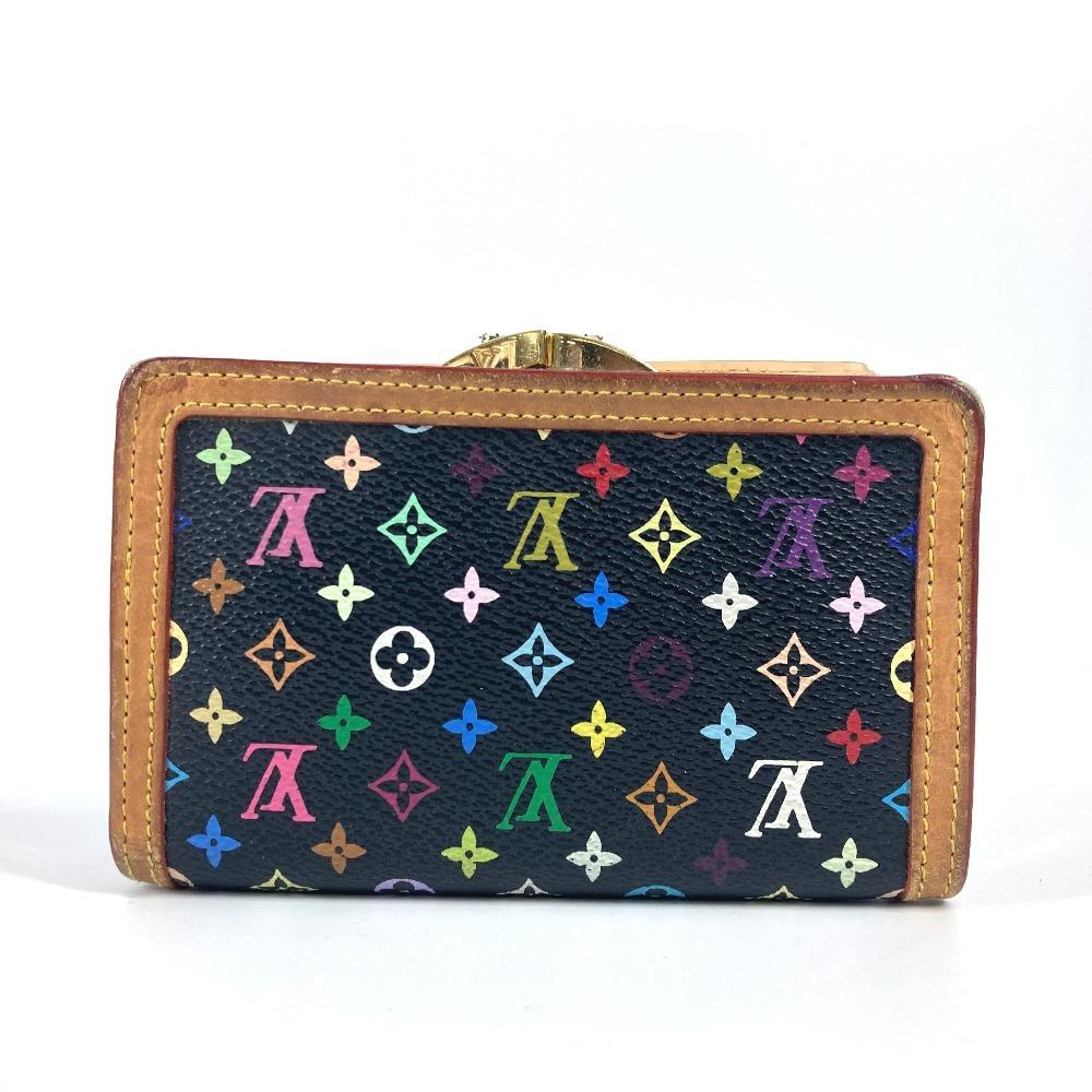 Louis Vuitton M92988 MonogramMulticolore Porte Monet Viennois Compact Wallet