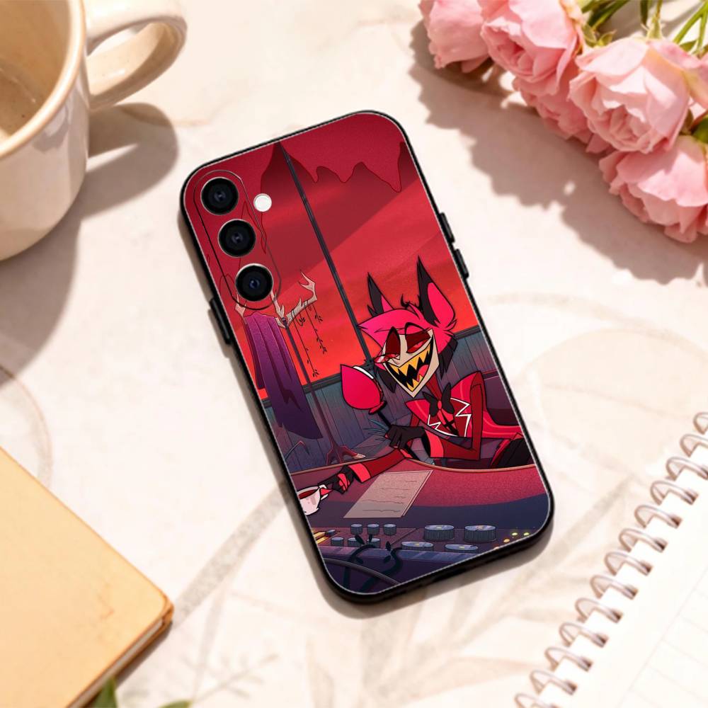 COOL H-HazbinS H-Hotels A-AlastorS   phone Case For Samsung Galaxy A73,A72,A71,A70,A53,A52,A51,Others Soft Black Shell