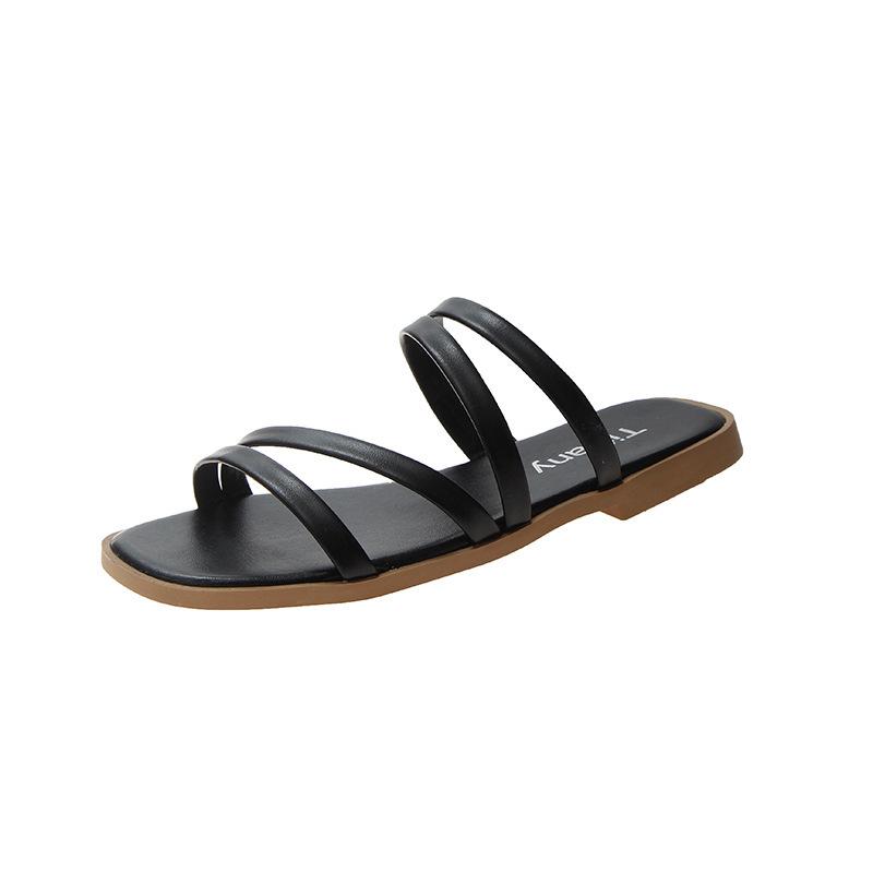 pu leather sandals