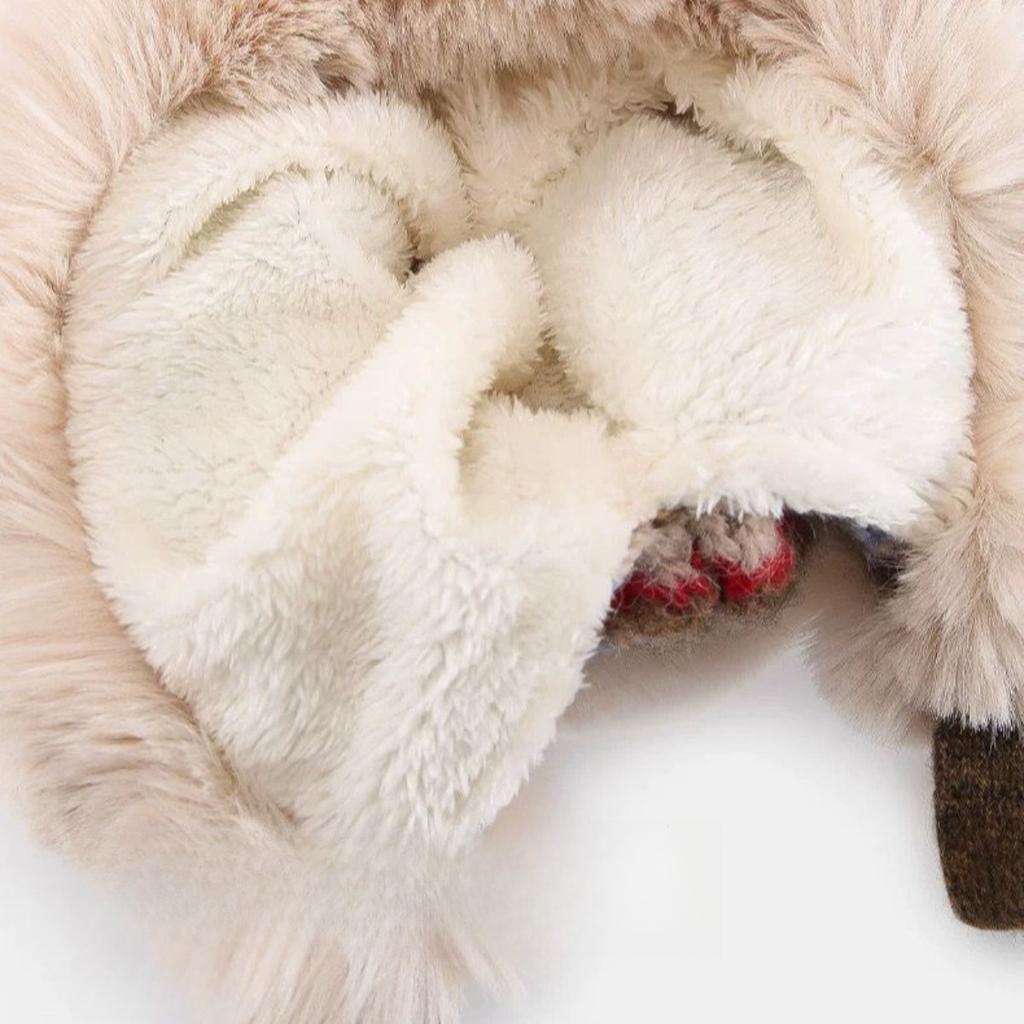 Chapeau en peluche, Chapeau tricoté, Chapeau chaud, Épaissi, Chapeau résistant au froid, Chapeau protège-oreilles