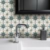 Retro Black And White Old Style Tile Stickers, Removable Wall Stickers For Kitchens And Bathrooms, Home Wall Decorations, Murals