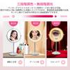 FASCINATE Makeup Mirror with 1x and 10x USB Brightness Touch Tabletop Stand Mirror Light, Magnification, Rechargeable, Adjustment, Control, 360-Degree