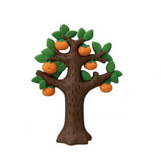 ZAKKA Autumn Harvest Chestnut Series: Mini Resin Cat Ornament for Photography