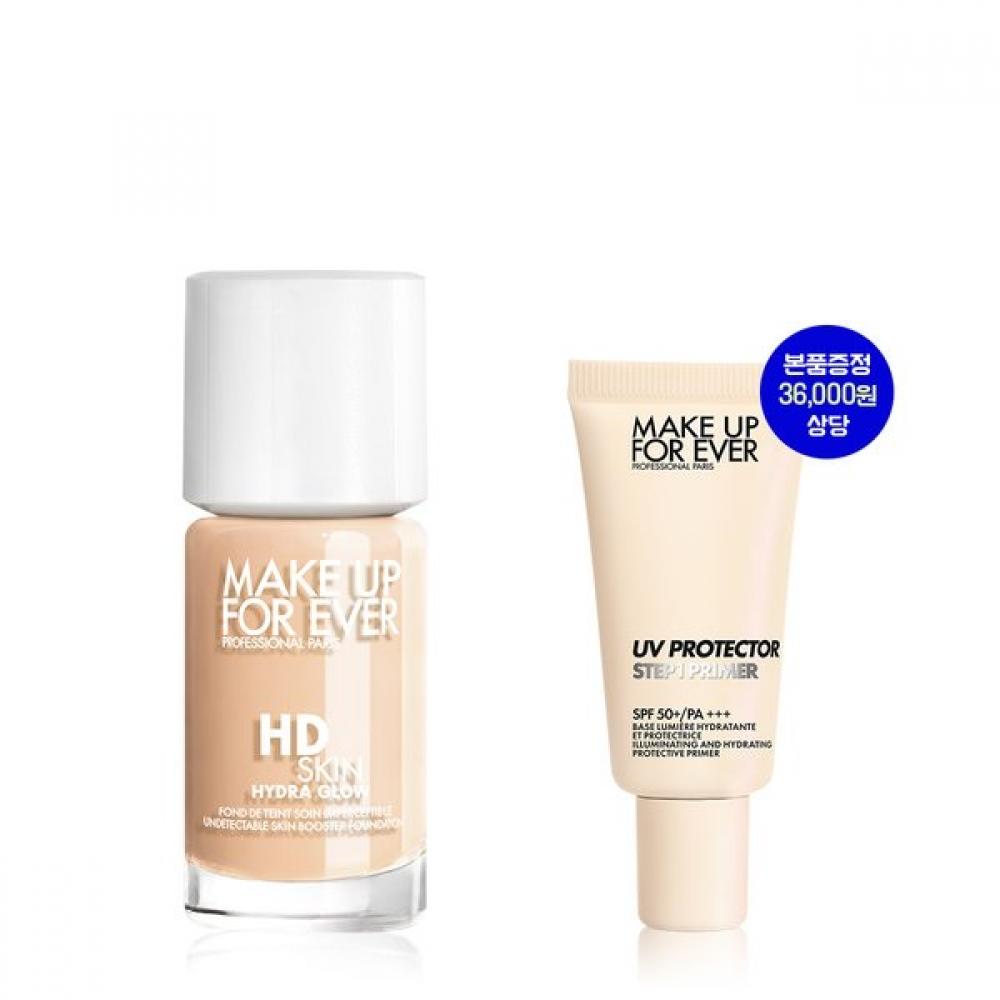 Make Up For Ever Hd Skin Hydra Glow Foundation +additional 2 Types 1N00
