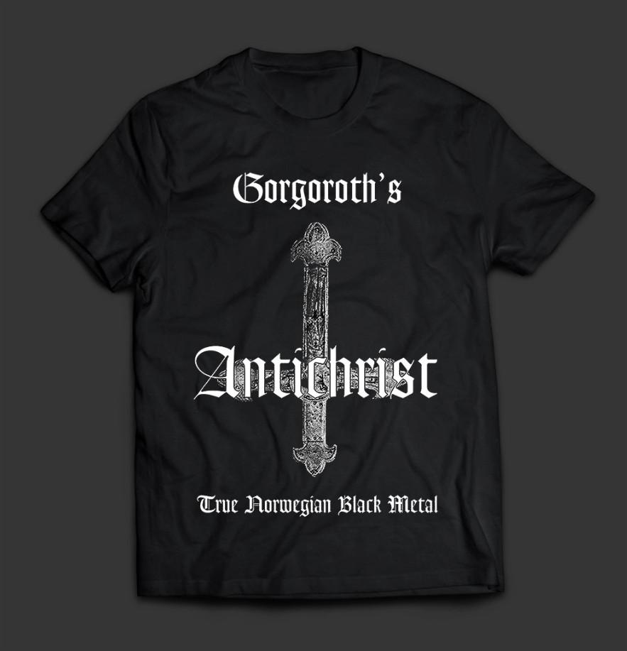 GORGOROTH – AntichristModel 2With Backprint – Official Merch T-Shirt Unisex T-Shirt S