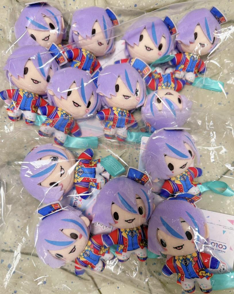 Neuer Originaler Hatsune Miku Plüsch Schlüsselanhänger Project Sekai Colorful Stage Pjsk Nesoberi Hasenohr Dienstmädchen Anime Anhänger Hängend Anime