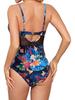 Women's Slimming Tummy Control Crossover Sporty Swimsuit