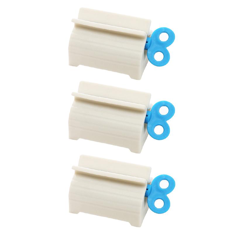 3Pcs Manual Toothpaste Squeezer Toothpaste Tube Holder Facial Cleanser Rolling Squeezing Dispenser Bathroom Accessories