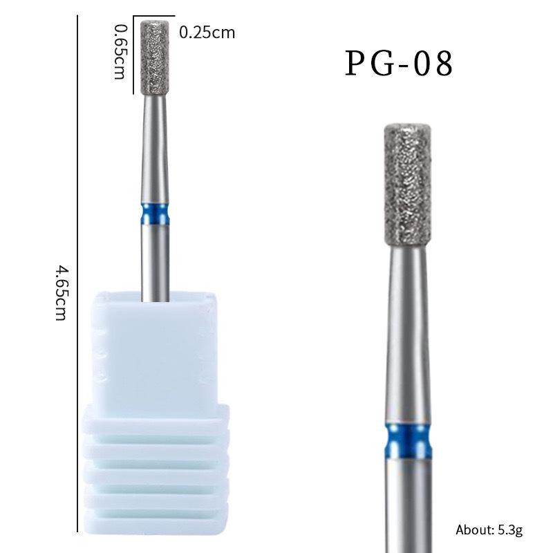 Russischer Diamantschleifer Maniküre-Werkzeug zur Nageloberflächen-Vorbehandlung