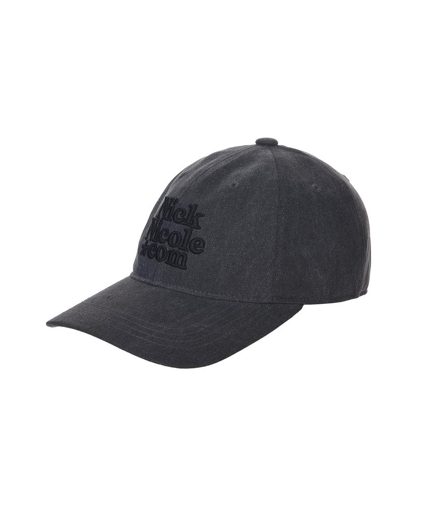 Nigaennikol Nn Dotcom Signature Ball Cap_Denim Charcoal