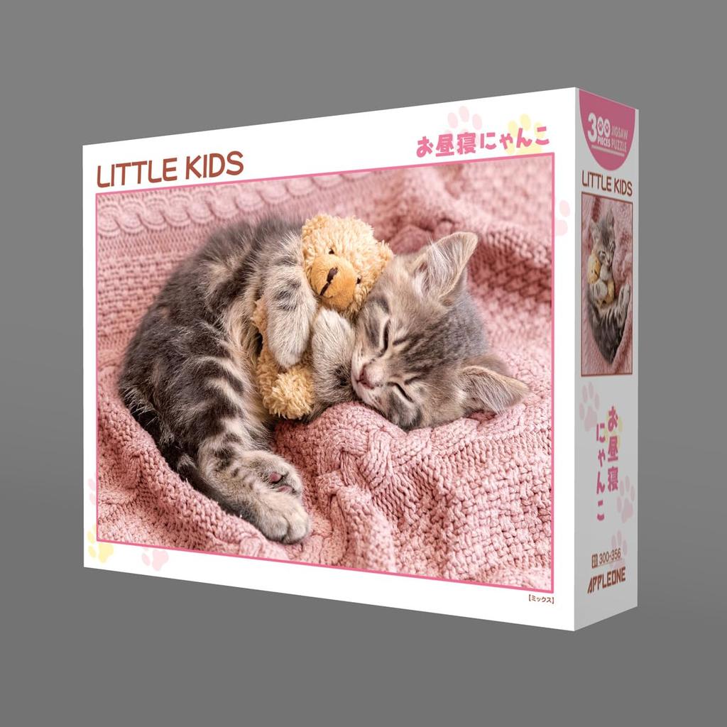 APPLEONE Napping Cat Jigsaw Made in 38 x 26 cm 300-356 300-Piece Puzzle, Japan,