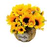 Artificial Sunflower Bouquet for Home and Landscape Decoration
