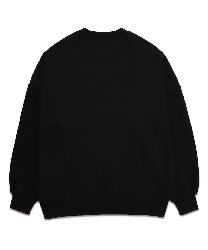 VANNWORKS Vnws 586 Oversized Sweatshirt (Vls0043) Black/White