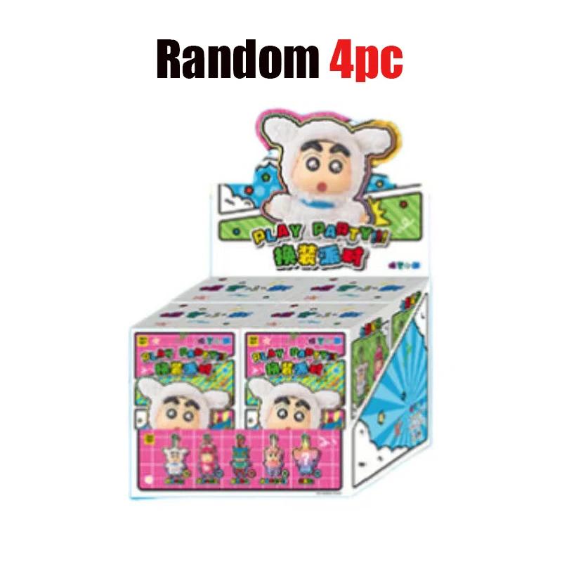 Toptoy CrayonShin-Chan Blind Box Costume Party Series Vinyl Doll Anime Action Figure Mystery Box Kawaii Collection Model ToyGift