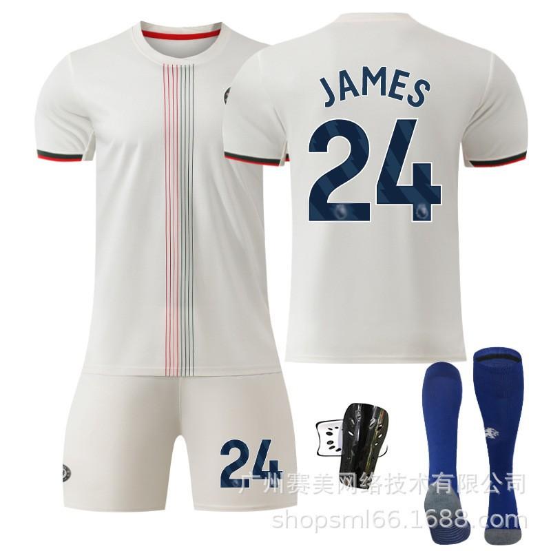 26 Football Uniform No. 10 Palmer Jersey 8 Enzo 24 Chelsea Away Suit Men's 20