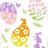 JIKAN STYLE Tenugui Hand Made In Traditional Happy Mail 50307 Towel, Stylish, Chusen-dyed Cotton, Japan, Souvenir, Craft, Spring, Easter, Cotton,