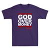 God Over Money Matthew 6:24 Christian Bible Faith Quote Vintage Unisex's T-Shirt