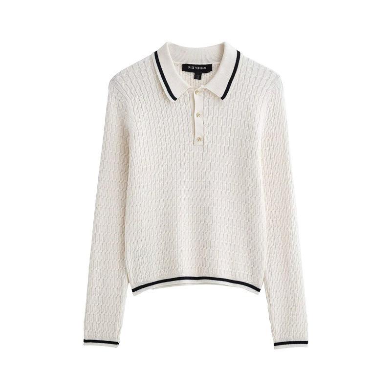 

TAOP&ZA Women s Spring/Summer Casual Knitted Pullover Sweater Small