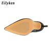 Fashion Eilyken Winter Zipper Ankle Boots Women Sexy Stiletto High Heels Shoes Fashion Pointed Toe Party Ladies Pumps