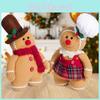 Adorable Poupée Bonhomme en Pain d'Épice de Noël 2024 Figurine Décorative Pour Décoration Festif des Fêtes