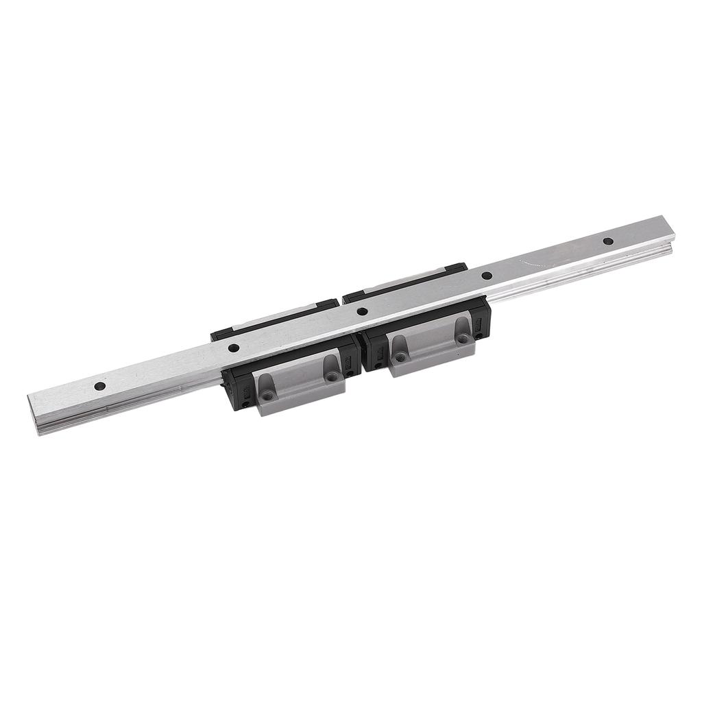 HGR15 Linear Rail, Bearing Steel Linear Rail with 2Pcs HGH15CA Slider Blocks for CNC Machine, Automation Equipment, Robot, Equipment Parts, Smoo