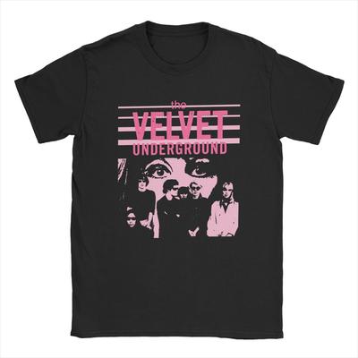The Velvet Underground T Shirt Men Cotton Funny T-Shirts Crewneck Tees Short Sleeve Clothes Gift Idea