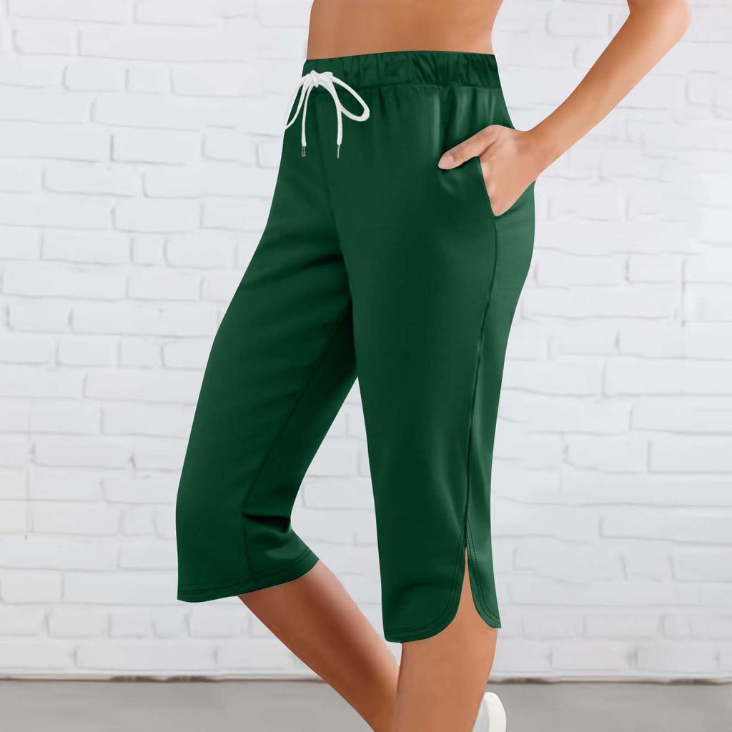 Women's Fashionable And Comfortable Yoga Pants: Slim-Fit, Mid-, 7/8 Length
