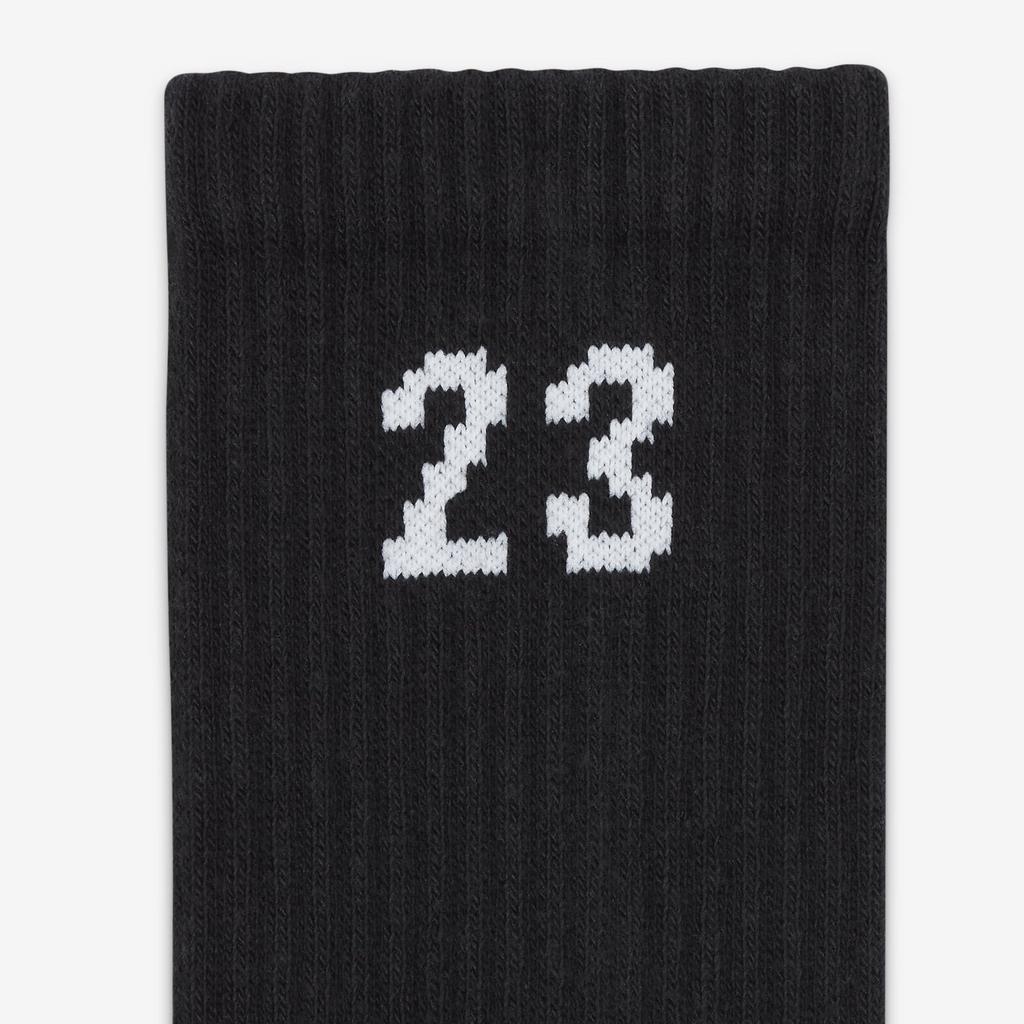 Air Jordan Essentials Crew Socks 'Black' Men's DA5718-010