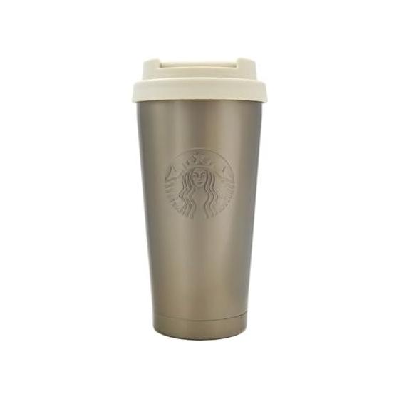 Starbucks Stainless TOGO Logo Tumbler Metallic 473ml Starbucks Water Bottle Starbucks Present