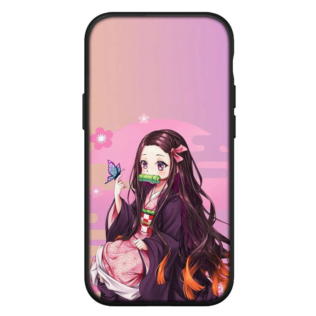 for Samsung Galaxy S25 S24 iPhone 17 16 15 Xiaomi Redmi Note 14 13 12 Plus Pro Max XR A37 A57 Case Nezuko Demon Slayer Daki Gyutaro OPPO Huawei Cover