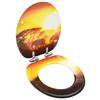 Toilet Seat Soft Close Lid MDF Savannah Design