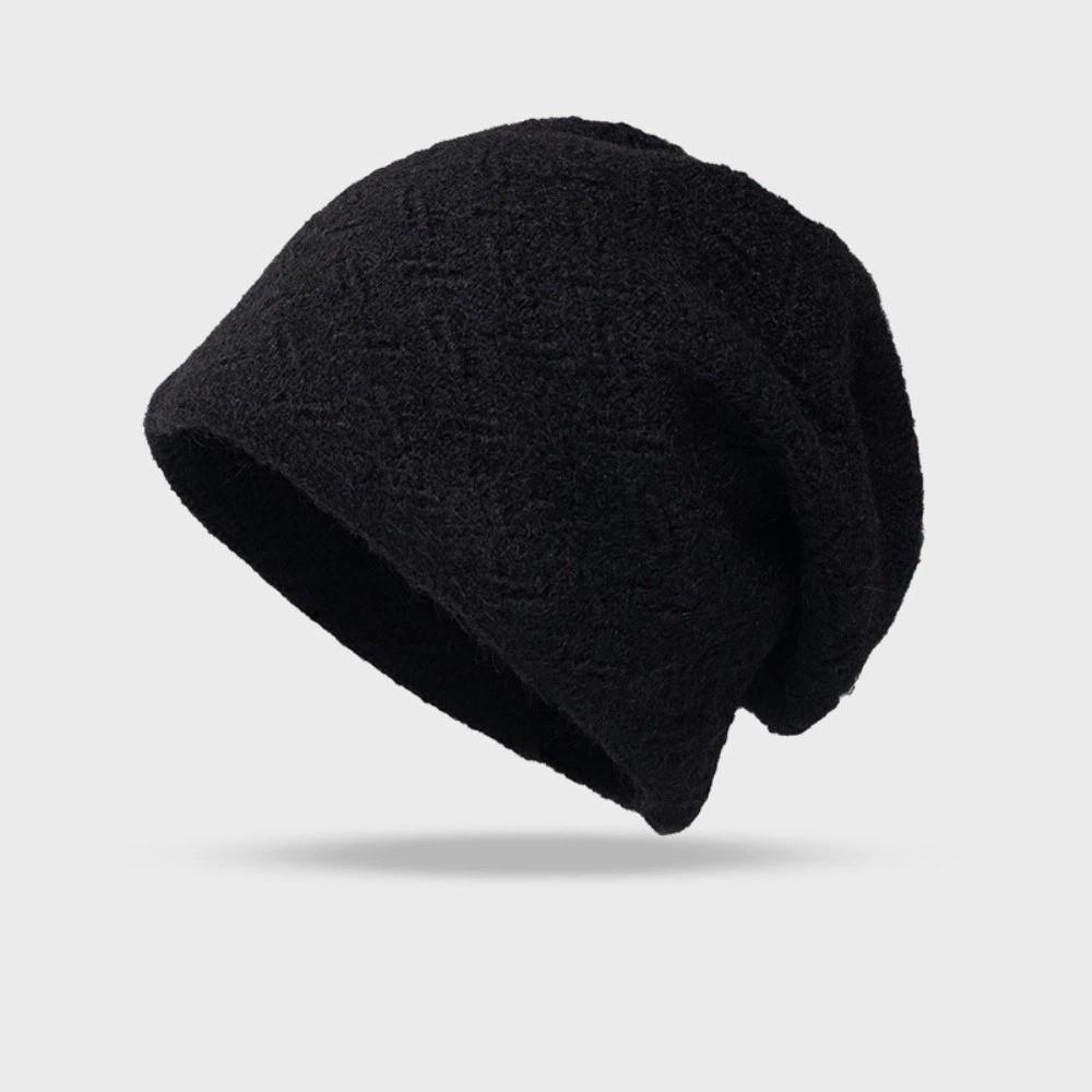 Keep Warm Beanie Hat Ear Protection Pullover Caps Casual Knitted Hat Winter