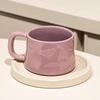 Changbaosen 300ml Ceramic Coffee Cup with Saucer