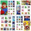 Soft Short Plush Pillowcase With Super Mario Elements Decorative Cushion Cover For Home Car 45*45cm
