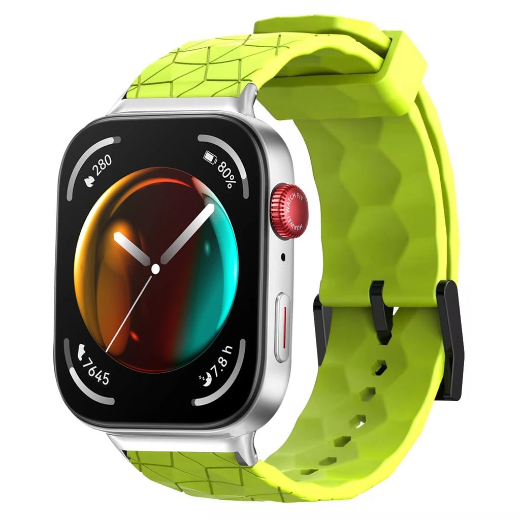 Football Pattern Silicone Strap For Huawei watch fit 3 Breathable SmartWatch Bracelet Huawei watch fit3 Wristband Accessories