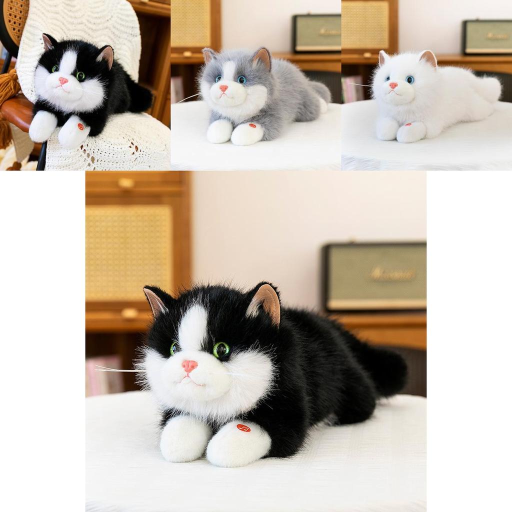 Plush Cat Toy With Sound Function For Kids And Collectors