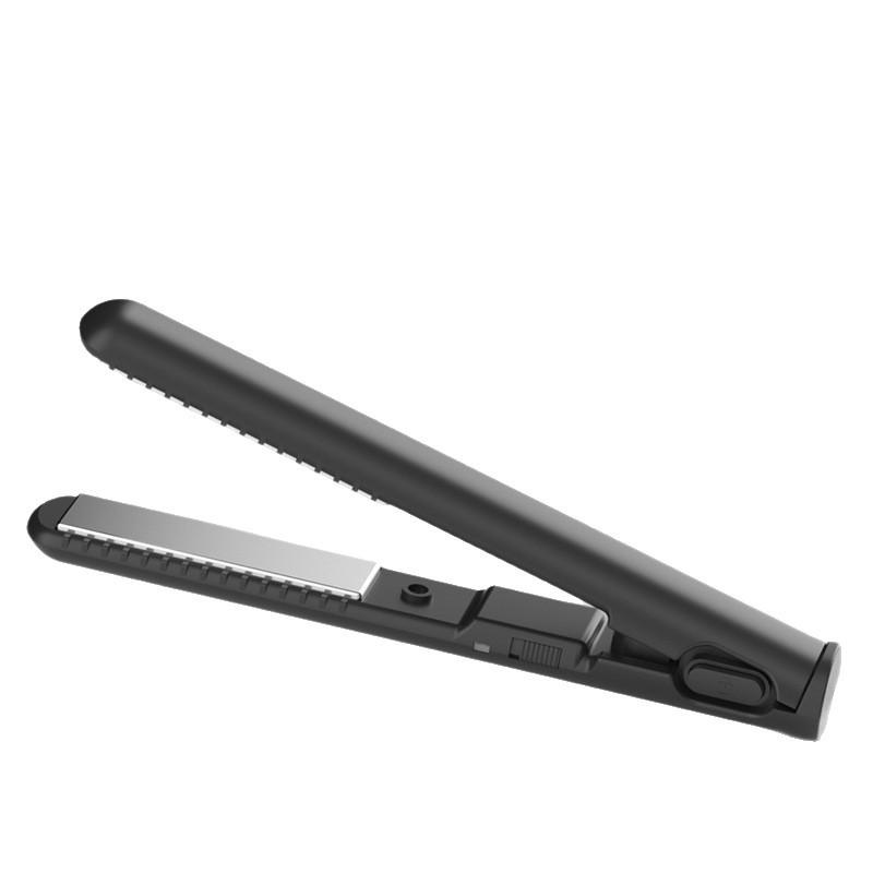 USB Mini Straightener & Curler: Dual-Use, Wireless, Portable Hair Tool for Outdoor Use