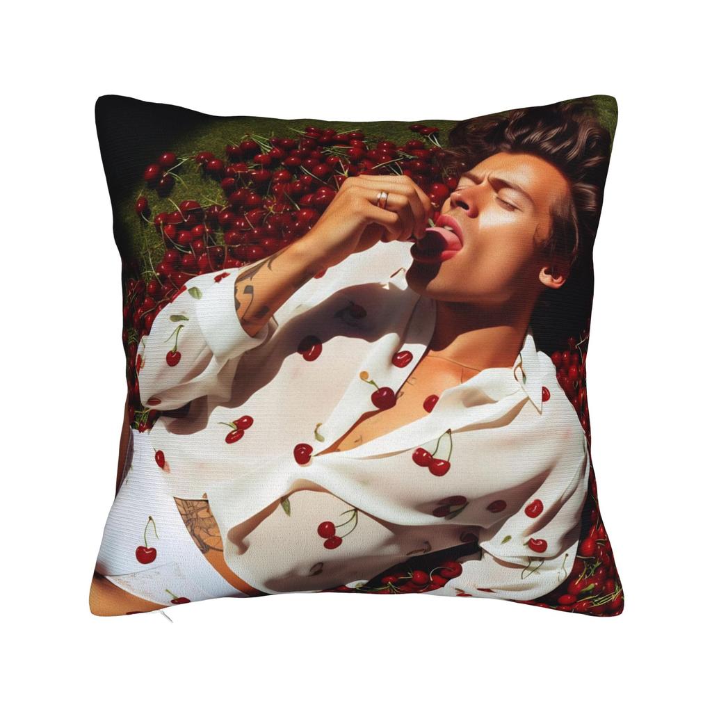 Kiss All The Time Disco Pillowcase Polyester Cushion Cover Gift Harrys Music Styles Pillow Case Cover Home Zippered cm