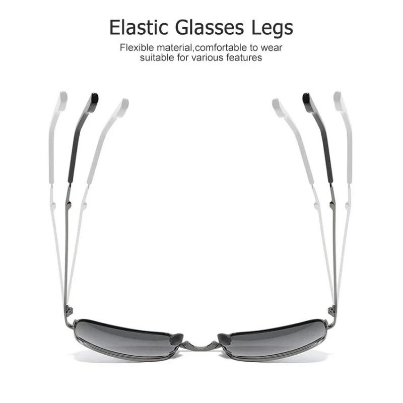 UV400 Polarized Sunglasses Man Portable Foldable Round Frame Shade Windshield Eyeglasses Bicycle Accessories Eyewear