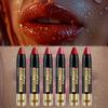 Cremiger, langanhaltender Lippenstift, matter, wasserfester, nicht abfärbender Automatik-Lippenstiftstift, Oster-Feiertagsparty-Geschenk